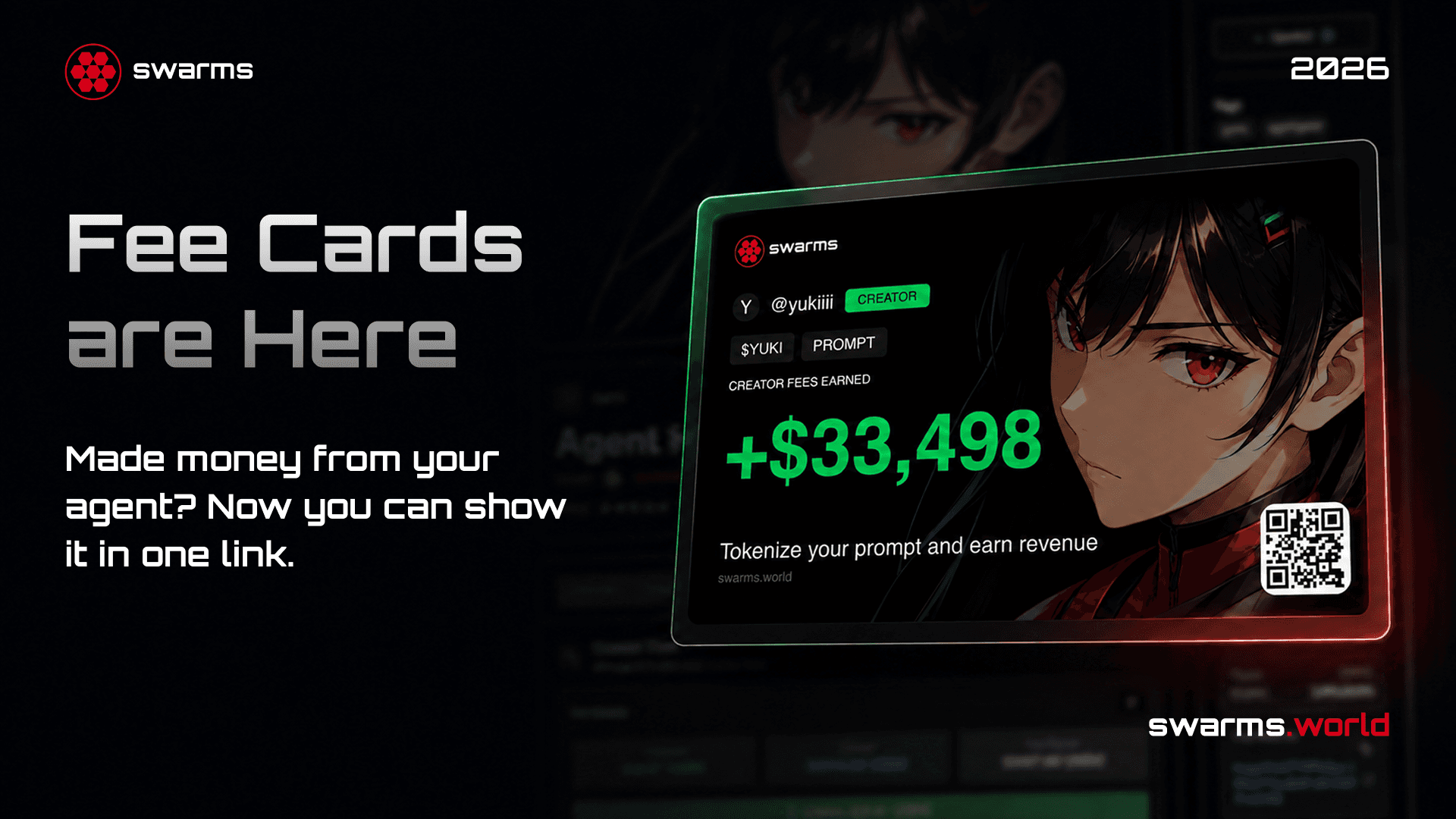 Fee Cards Are Live: Turn Your Creator Earnings Into a Shareable Card